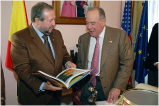 O alcalde lugu&eacute;s co embaixador dos EUA