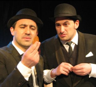 Artur Trillo e To&ntilde;o Casais, en 'Esperando a Godot'