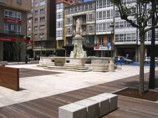 Humanizaci&oacute;n dos espazos p&uacute;blicos: Praza de Santa Catalina