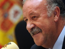 Vicente del Bosque, adestrador da selecci&oacute;n espa&ntilde;ola