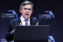 Brown, cos medios ao rematar a reuni&oacute;n