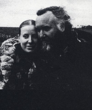 Ux&iacute;o Novoneyra coa s&uacute;a dona