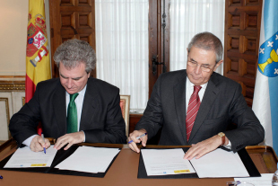 Sinstura do convenio entre Touri&ntilde;o e Molina