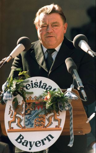 Franz-Josef Strau&szlig; (CSU), ex presidente de Baviera