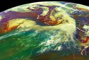 Fotograf&iacute;a do sat&eacute;lite / EUMETSAT