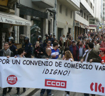 A patronal s&oacute; ofrece unha suba salarial de 8,20 euros