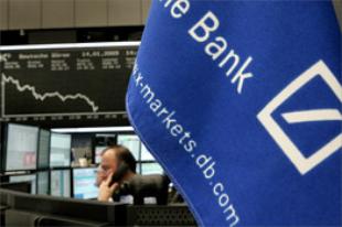 As acci&oacute;ns do Deutsche Bank sufriron importantes ca&iacute;das na bolsa