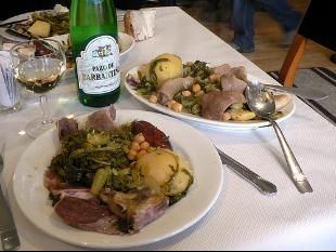 Imaxe do cocido antes de que o ingl&eacute;s dese boa proba del