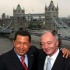 Ken Livingstone e Hugo Ch&aacute;vez