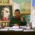 O presidente venezuelano Hugo Ch&aacute;vez criticou a pol&iacute;tca de &Aacute;lvaro Uribe