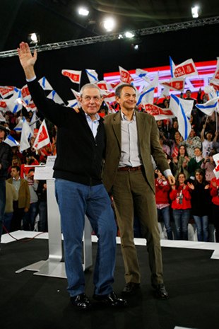 Touri&ntilde;o e Zapatero, na Coru&ntilde;a