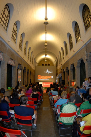 Proxecci&oacute;ns do Curtocircu&iacute;to 2007 en Bonaval e a Praza de Abastos