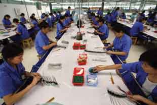 Imaxe dunha factor&iacute;a chinesa.