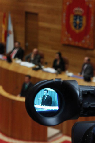 Estampas do debate de investidura de N&uacute;&ntilde;ez Feijoo esta semana no Parlamento