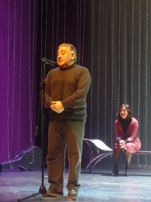 Imaxes da presentaci&oacute;n da obra, este martes en Compostela