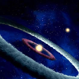 Recreaci&oacute;n do protoplaneta