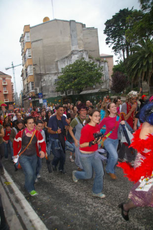 Imaxes da manifestaci&oacute;n do pasado ano ma Coru&ntilde;a