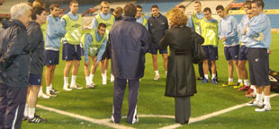 Adestramento da Irmandi&ntilde;a este m&eacute;rcores en Bala&iacute;dos