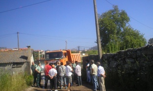 Veci&ntilde;os fronte aos cami&oacute;ns este venres / Imaxe: Foro Social