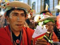 Os ind&iacute;xenas apoian o 'si'