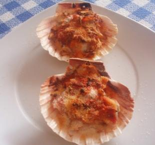 Vieiras coci&ntilde;adas