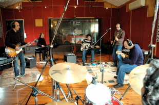 A gravaci&oacute;n do &aacute;lbum, en "Casa de Tolos"