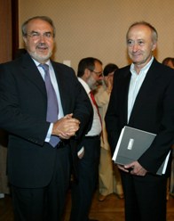 Pedro Solbes e Francisco Rodr&iacute;guez reun&iacute;ronse esta cuarta feira