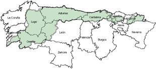 &Aacute;mbito de actuaci&oacute;n da CHN