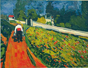 Vlaminck. "Na horta do pai", 1905