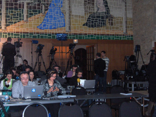 Os medios toman posici&oacute;ns no Pazo do Carme