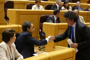 Jos&eacute; Lu&iacute;s Rodr&iacute;guez Zapatero e Xos&eacute; Manuel P&eacute;rez Bouza