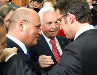 Alberto N&uacute;&ntilde;ez Feijoo non estivo presente durante as intervenci&oacute;ns dos candidatos