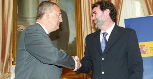 Jes&uacute;s Caldera e Anxo Quintana