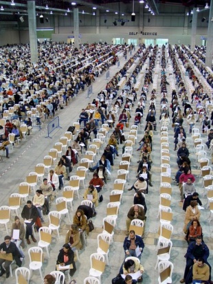 Unha imaxe de arquivo de oposici&oacute;ns celebradas en Silleda