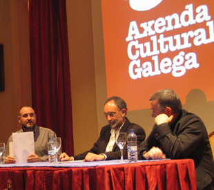 Xos&eacute; Mari Sancho, L. Caram&eacute;s, Jos&eacute; Lu&iacute;s Vergara (&copy; Anxo Baranga)