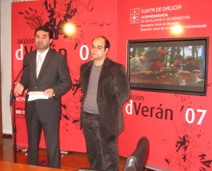 Anxo Quintana e Rub&eacute;n Cela presentan a campa&ntilde;a