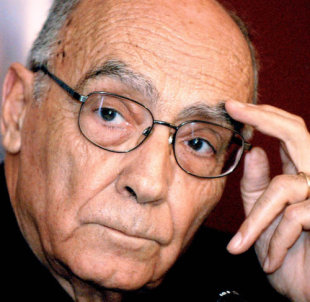 Saramago, nunha fotograf&iacute;a tirada hai uns meses