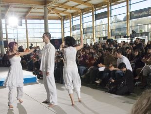 Imaxes do encontro (clique para ampliar) no que actuou o grupo Proxecto Trepia, ga&ntilde;ador do GZCrea