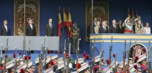 Desfile das Forzas Armadas espa&ntilde;olas, o pasado 12 de outubro en Madrid