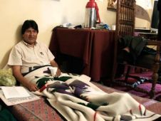 Evo Morales no seu primeiro d&iacute;a de xax&uacute;n
