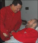 Ch&aacute;vez segue de preto a evoluci&oacute;n de Castro