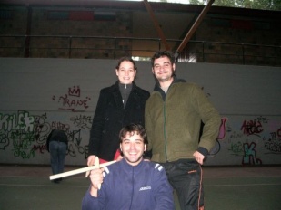 Arriba, billardeando. Sobre estas li&ntilde;as, os Xarutos, l&iacute;deres na Conferencia NorOeste