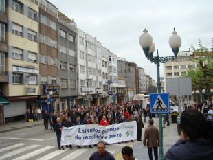 Manifestaci&oacute;n central, desenvolvida na vila de Ordes / Imaxes: XXAA
