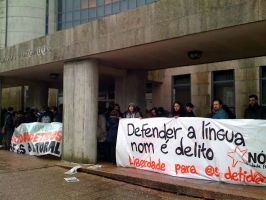 Concentraci&oacute;n, na ma&ntilde;&aacute; da segunda feira, fronte os xulgados de Compostela