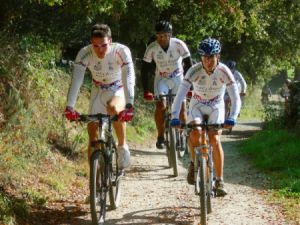 Rabu&ntilde;al acompa&ntilde;ando a Perucho e Craviotto en alg&uacute;ns tramos do cami&ntilde;o, fai xa algunhas semanas