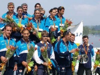 A selecci&oacute;n galega posa cos dez metais acadados en Trasona