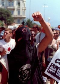 Imaxe dunha das manifestaci&oacute;ns contra o G8 en X&eacute;nova 2001 /Flickr: rogimmi