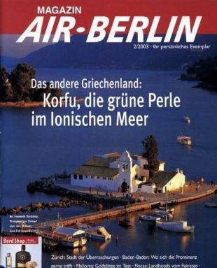 Un exemplar da revista da compa&ntilde;&iacute;a. No de xu&ntilde;o Hunold escribiu a s&uacute;a pol&eacute;mica editorial