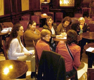 Xuntanza de Herbas de Prata no Caf&eacute; Tortoni de Bos Aires