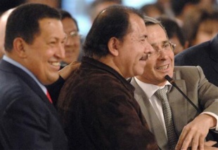 Chavez, Ortega e Uribe, este venres